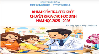 📢 KHÁM SỨC KHỎE CHUYÊN KHOA TRẺ MẦM NON 📢